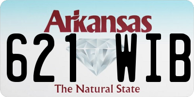 AR license plate 621WIB