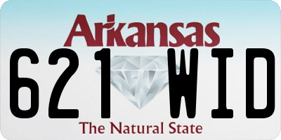 AR license plate 621WID