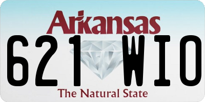 AR license plate 621WIO