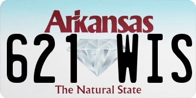 AR license plate 621WIS