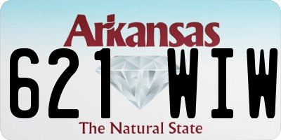AR license plate 621WIW