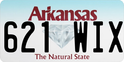 AR license plate 621WIX