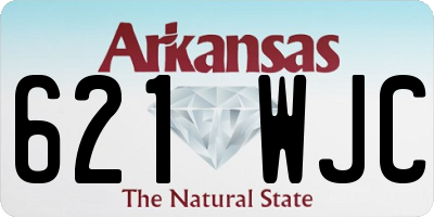 AR license plate 621WJC