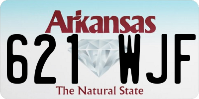 AR license plate 621WJF