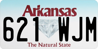 AR license plate 621WJM
