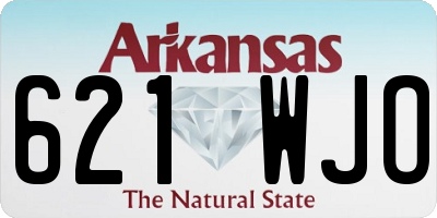 AR license plate 621WJO