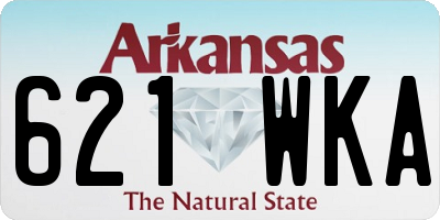 AR license plate 621WKA