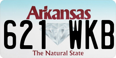 AR license plate 621WKB