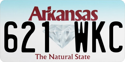 AR license plate 621WKC