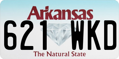 AR license plate 621WKD