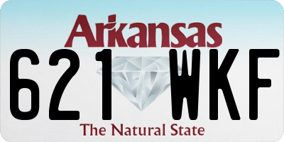 AR license plate 621WKF