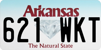 AR license plate 621WKT