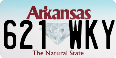 AR license plate 621WKY