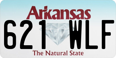 AR license plate 621WLF