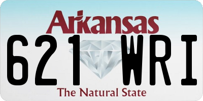 AR license plate 621WRI
