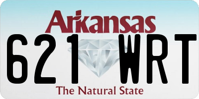 AR license plate 621WRT