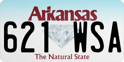 AR license plate 621WSA