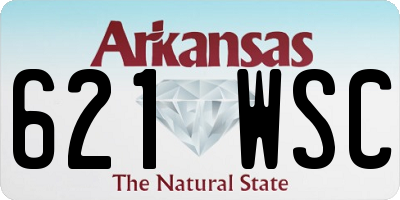 AR license plate 621WSC