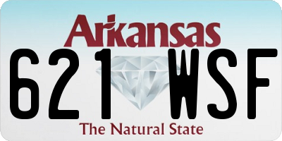 AR license plate 621WSF