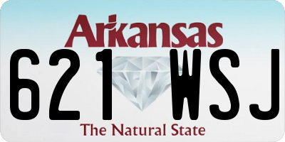 AR license plate 621WSJ