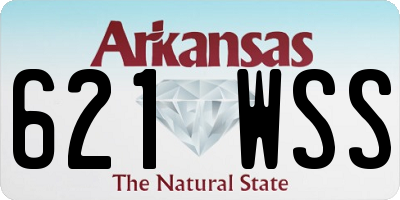 AR license plate 621WSS