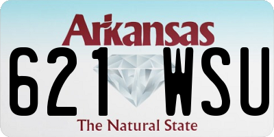 AR license plate 621WSU