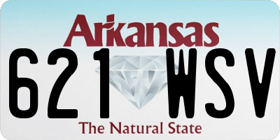 AR license plate 621WSV