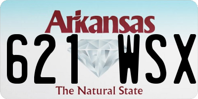 AR license plate 621WSX