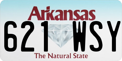 AR license plate 621WSY