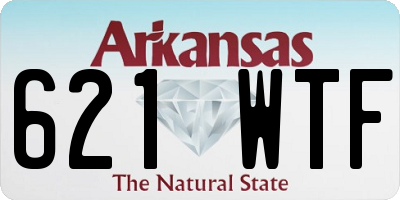 AR license plate 621WTF