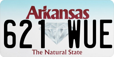 AR license plate 621WUE