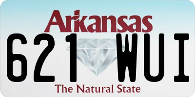 AR license plate 621WUI