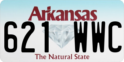 AR license plate 621WWC