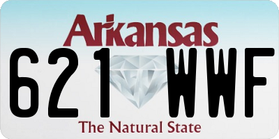 AR license plate 621WWF