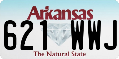 AR license plate 621WWJ