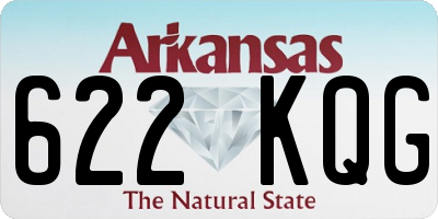 AR license plate 622KQG