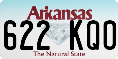 AR license plate 622KQO