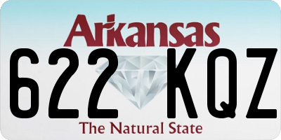 AR license plate 622KQZ
