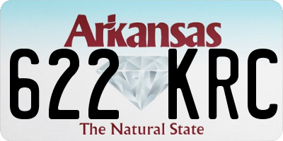 AR license plate 622KRC