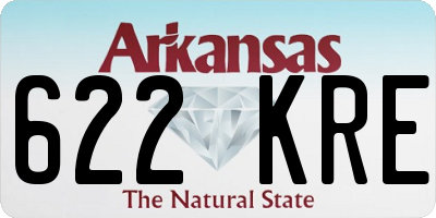 AR license plate 622KRE