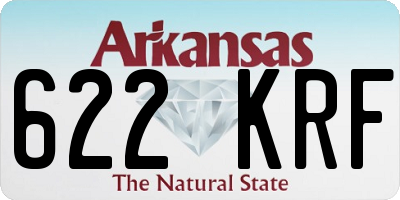 AR license plate 622KRF