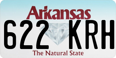 AR license plate 622KRH