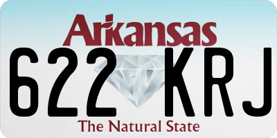 AR license plate 622KRJ