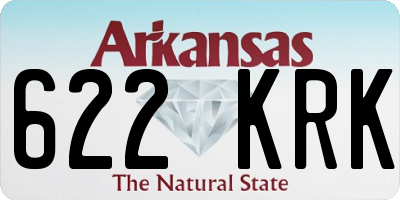 AR license plate 622KRK