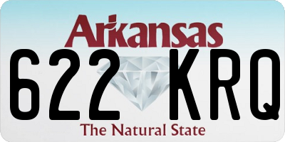 AR license plate 622KRQ