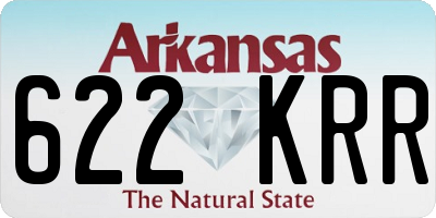 AR license plate 622KRR