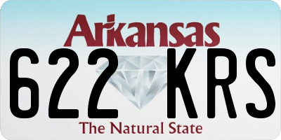 AR license plate 622KRS