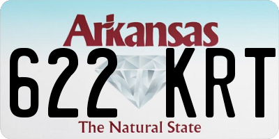 AR license plate 622KRT