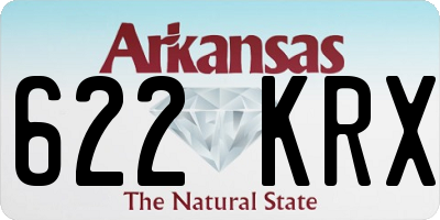 AR license plate 622KRX