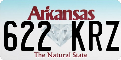 AR license plate 622KRZ